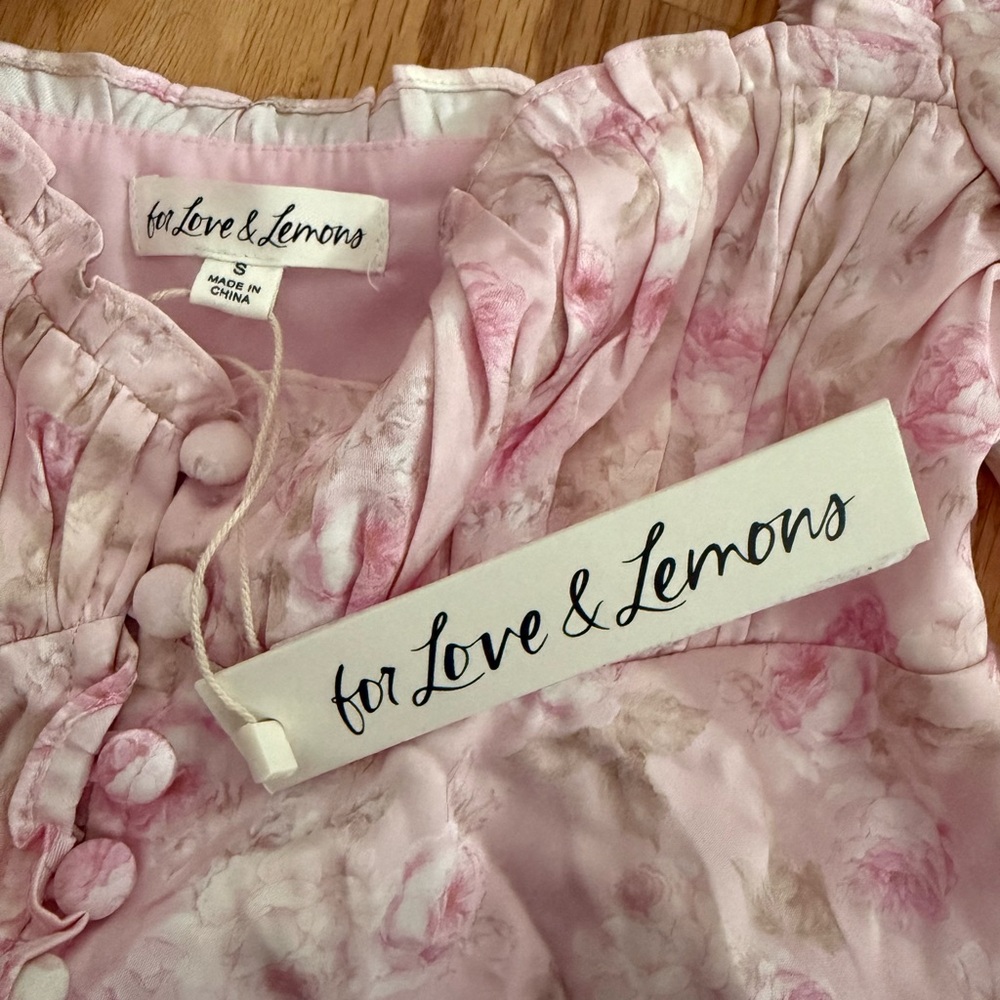 Pink floral Rhoda top - Picture 5 of 5